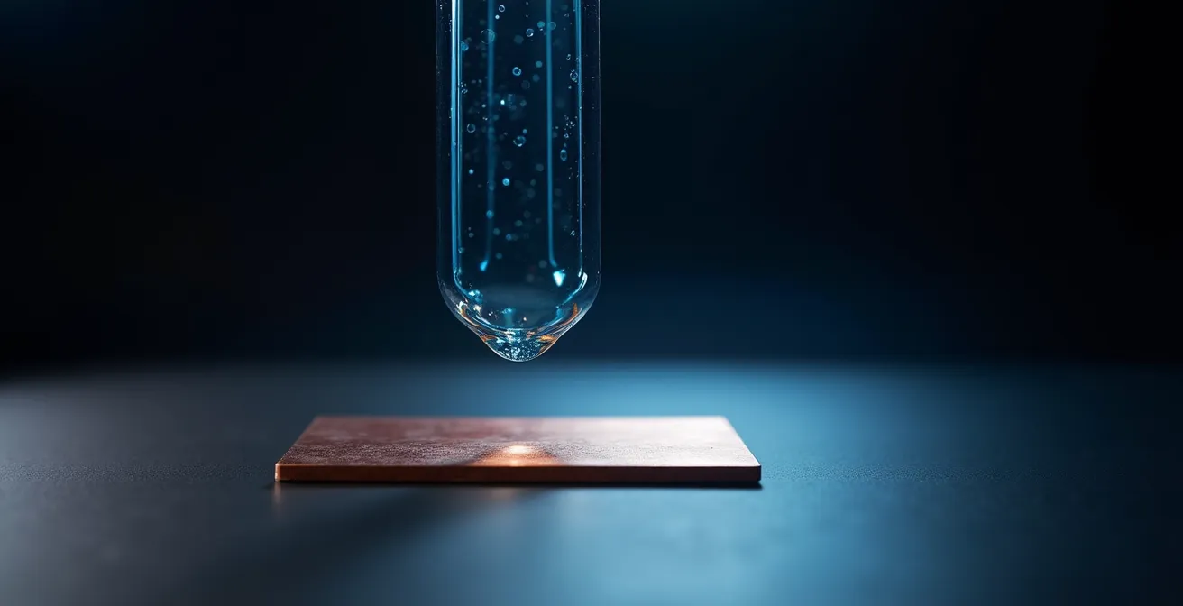 Symbolic representation of signal flow above a ground plane in a PCB